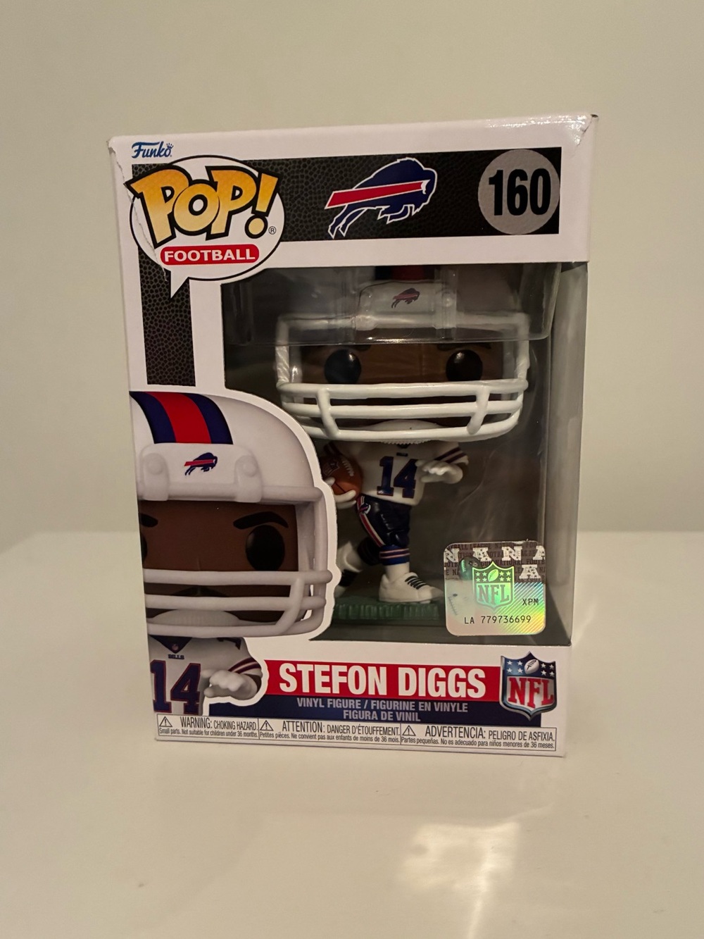 Funko POP! Football Stefon Diggs #160 - Buffalo Bills 2 for $25